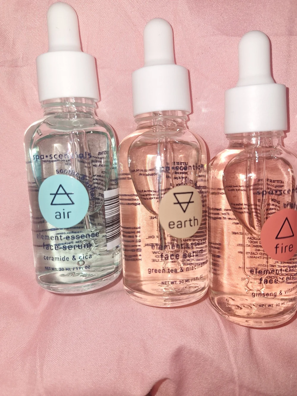 Element Essence Face Serum - Air, Earth, Fire (Set) -